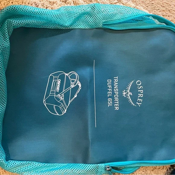 Osprey Teal Travel Duffel - Picture 3 of 3